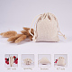 Drawstring мешки хлопка упаковка мешочки ABAG-PH0002-18-6