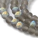 Chapelets de perles en verre imitation jade EGLA-A034-T2mm-MB16-4