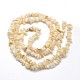 Perles de coquillage blanc naturel BSHE-O049-A-01-2