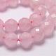 Chapelets de perles en quartz rose naturel G-D840-21-8mm-3