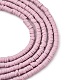 Handmade Polymer Clay Beads Strands CLAY-R089-4mm-Q087-2