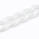 Handmade Opaque Acrylic Curb Chains AJEW-JB00925-05-2