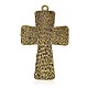 Латинский крест античный золотой покрытием сплава смолы большие кулоны PALLOY-J099-03AG-2
