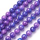 Chapelets de perles de quartz naturel G-F609-03-8mm-1