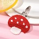 Handmade Cotton Knitting Ornament Iron Snap Hair Clips for Girls PHAR-JH00090-03-2