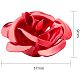 100 Stück gemischte Farbe 17mm Aluminium Rose Blume winzige Metallperlen Metall Abstandsperlen für die Schmuckherstellung FALUM-PH0002-01-4