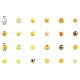 Kit per la creazione di braccialetti della serie gialla fai da te DIY-CJ0001-82-2