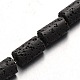 Synthetic Lava Rock Bead Strands G-N0118-18-1