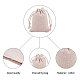 Drawstring мешки хлопка упаковка мешочки ABAG-PH0002-33A-3