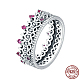 925 anelli in argento sterling RJEW-FF0010-08AS-16mm-1