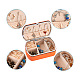 Scatola di immagazzinaggio di gioielli in pelle pu LBOX-TAC0001-01B-3