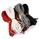 Pandahall 50 yarda 5 colores cordón plano de gamuza sintética LW-TA0001-03-1