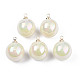Colgantes de perlas de imitación de acrílico X-OACR-N010-020B-02-2