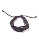 Leather Multi-strand Bracelets BJEW-FF0007-013A-1