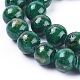 Natürliche Jade Perlen Stränge G-F670-A17-6mm-3