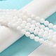 Chapelets de perles en jade de Malaisie naturelle G-M101-10mm-10-5