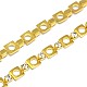 Electroplate Brass Grade A Rhinestone Handmade Chains CHC-M003-06-FF-1