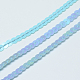 Абы-цветная пластиковые бусины блестки PVC-Q083-5mm-17-3