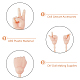 Abs plastica bjd accessori gesto bambola DIY-WH0304-646-5