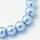 Chapelets de perle en verre peint de cuisson X-HY-Q003-3mm-24-2