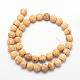 Chapelets de perles d'agate naturelle G-K166-05-10mm-L2-2