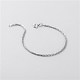925 pulsera de cadena de cuerda de plata esterlina para mujeres adolescentes BJEW-BB43399-A-4
