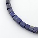 Perle cubo lapis lazuli naturale fili X-G-P057-02-3