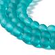 20 brins de perles de verre transparent de couleurs FGLA-X0002-01-6mm-3