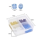 4 Farben opak & Jadeimitat & transparente Glasperlen SEED-YW0001-41-3