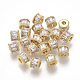 Perles de zircone cubique micro pave en Laiton ZIRC-D116-06-1