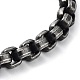 304 Stainless Steel Lion Head Chains Bracelets for Men & Women BJEW-D031-27B-3