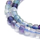 Natural Fluorite Beads Strands G-P457-B01-45-2