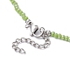 Collane di perle di vetro scintillante NJEW-JN04489-6