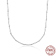 925 Sterling Silver Satellite Chains Necklaces LC2578-2-1