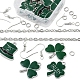 Ensembles de bijoux pendentif trèfle bricolage kit de fabrication DIY-YW0005-05P-4
