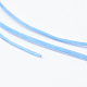 日本の平らな弾性結晶ストリング  弾性ビーズ糸  ストレッチブレスレット作り用  コーンフラワーブルー  0.5mm  約328.08ヤード（300m）/ロール EW-G004-0.5mm-27-3