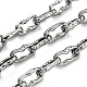 Alloy Twist Oval Link Chains LCHA-K001-04P-1