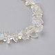 Opalite Chip Beads Anklets AJEW-AN00229-09-2