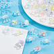 SUNNYCLUE 150Pcs 3 Styles Colorful Acrylic Beads Transparent Candy Flower Rabbit Bunny Animal Pony Bead Large Hole Spacers Elastic Thread for Jewelry Making Bracelets Supplies Findings DIY-SC0017-14-4