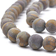 Brins de perles de pierre en bambou naturel G-T106-086-2