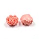 Dyed Synthetical Coral Peony Beads CORA-P001-03-2