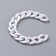 Cadenas de bordillo de perlas de imitación acrílica hechas a mano AJEW-JB00519-3