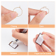 CHGCRAFT DIY Rectangle Drop Earrings Making Kit DIY-CA0004-05-6