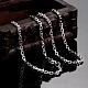 Unisex 316L Stainless Steel Cable Chain Necklaces NJEW-BB02011-18-4