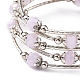 Bracelets de perles de verre de mode BJEW-JB04989-4