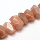 Nuggets Natural Sunstone Beads Strands G-E251-04-2