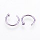 316 Stainless Steel Nose Nose Ring AJEW-P070-06D-2