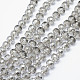Chapelets de perles en verre électroplaqué EGLA-J141-A-PL02-1