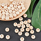 Unfinished Natural Wood Beads WOOD-PH0001-09C-4