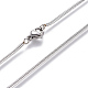 Adjustable 304 Stainless Steel Slider Necklaces MAK-L026-06A-P-2